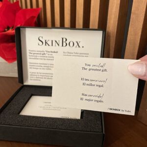 skinbox tarjeta regalo clinica tufet